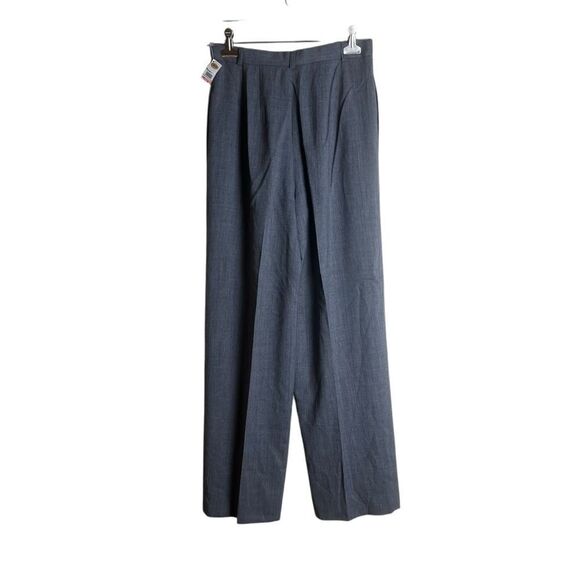 NWT Talbots 100% Wool High Waist Dress Pants | Grey Lined Classic Trousers - Picture 10 of 10